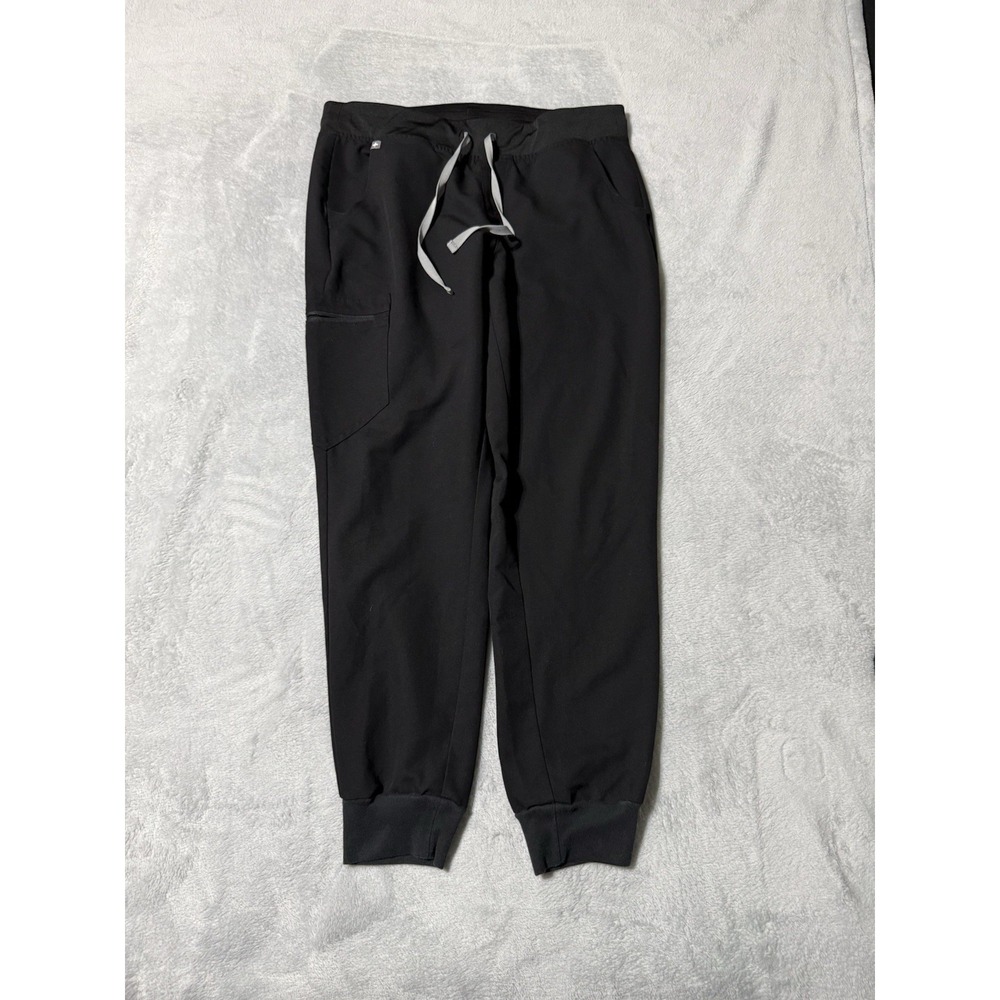 FIGS Zamora Jogger Scrub Pants Women's Large Black